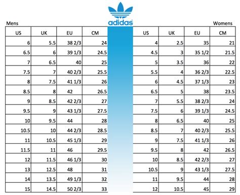 adidas maat 26.5|adidas shoe sizes chart.